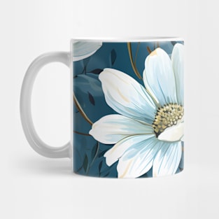 Alpine Whispers: Edelweiss Flowers Pattern Mug